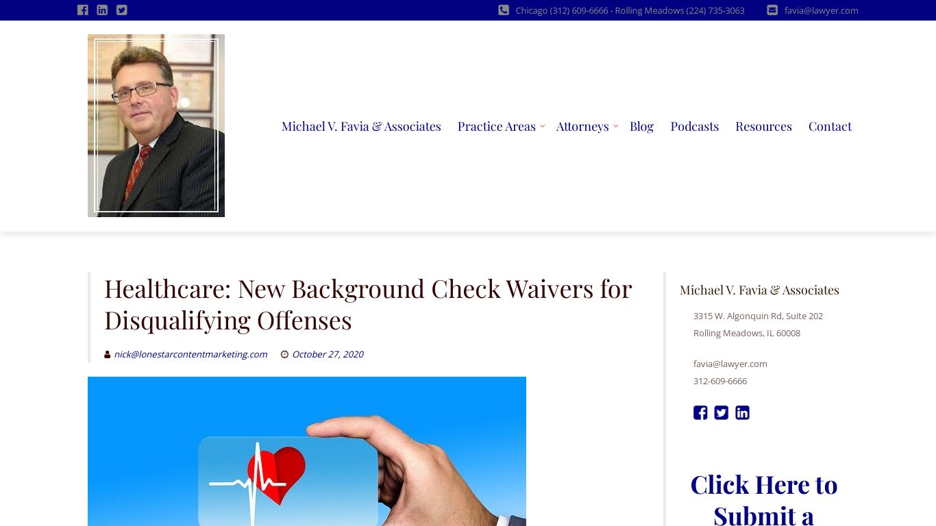 Background Check Waivers for Disqualifying Offenses: New Law